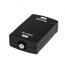      Coaxial - SPDIF Optical to Coaxial RCA Converter 24 Bit Digital Audio Analog Adapter