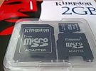   Micro SD 2 GB Kingston 2Adpt