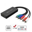  HDMI to YPbPr RGB Component Video Audio Converter HD 1080P AV Adapter 5RCA USB